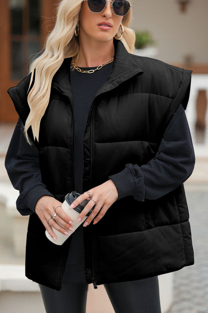 Women's Stylish Oversized Puffer Vest