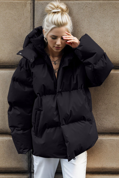 Women's Fashionable Hooded Puffer Jacket