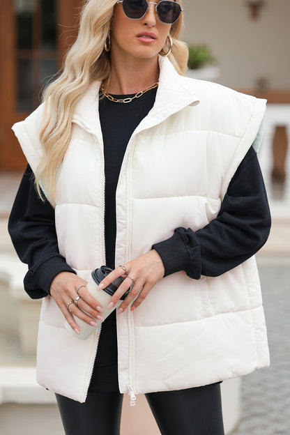 Women's Stylish Oversized Puffer Vest